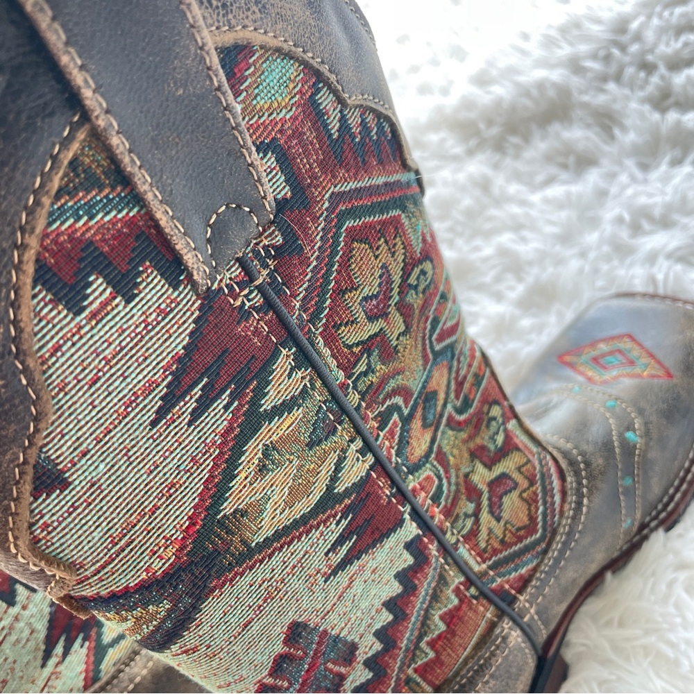 Laredo Scout Aztec Square Toe Western Boots - Picture 5 of 12